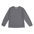 thumbnail image 6 of Long Sleeve Shirts for Women Plus Size Neck T Shirts Women Long Sleeve Tops Casual Summer Tshirts Loose Fit Tee Dark Gray, 6 of 6