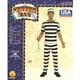 Rubies mens Hanted House Collection, Prisonnier Homme Costume Fête Fournitures, Noir/blanc, One Size US – image 1 sur 1