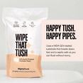 thumbnail image 6 of Wipe That Tush Flushable Wipes - Fragrance-Free - 12 Packs of 10 Individually Wrapped Wipes, 120 Total, 6 of 7