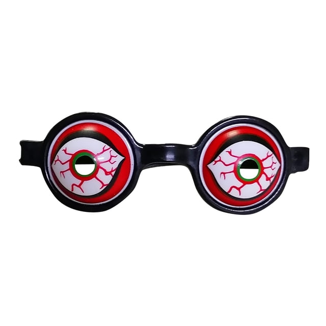Decoración para Halloween Gafas de globo ocular para Halloween, gafas de terror, gafas de plástico para ojos, maquillaje para fiesta de graduación, accesorios de disfraces, suminis(Buy 2 save 10%)