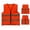 #307-Red, variant on Handshe Men's Work Vest, Solid Color Mesh V-Neck Sleeveless Hoodless, Outdoor Sports Casual for Hiking and Daily Wear