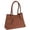 Brown, variant on PULLIMORE Women's Soft PU Leather Tote Shoulder Bag Handbag Large Capacity Casual Top‑Handle Purse for Work Travel Shopping, Brown