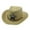 Khaki, variant on Moocorvic Kids Cowboy Hats for Boys Girls, Wide Brim Sun Hat Dress Up Costume