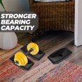 thumbnail image 3 of SOPOTUTU 8Pcs Dumbbell Set With Rack For Strength Training Black PP Impact Absorption For Home Gym, 3 of 8