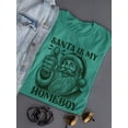 thumbnail image 3 of Retro Fun Santa Homeboy Xmas Tee, 3 of 4