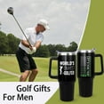 thumbnail image 3 of Golf Gifts for Men or Women, 40oz with Handle Coffee Cup Gifts for Men Unique Stainless Steel Travel Tumbler World''s Okayest Golfer Golf Lover, Man, Dad, Husband, Grandpa, Him, Brother, 3 of 6