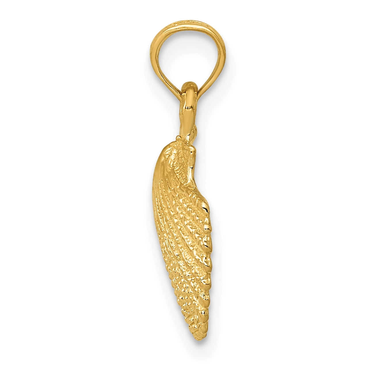 Pendentif Coquille Saint-Jacques En Or Jaune 18 Carats - Cozzi Gioielli - Neuf Avec Écrin