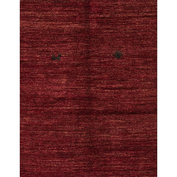Ahgly Company Machine Washable Indoor Rectangle Abstract Red Area Rugs, 4' x 6'