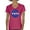 Pink, variant on NASA Meatball Logo Women's V-Neck T-shirt Iconic American Astronaut Space Souvenir