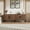 Chestnut, variant on 66'' Farmhouse TV Stand with 2 Storage Spaces, 4 Doors Entertainment Center with Adjustable Shelves, TV Consoles Cabinet for Living Room Bedroom, Chestnut