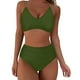 thumbnail image 2 of Traje de baño para mujer, moda para mujer, traje de baño sólido sin mangas, push-up, acolchado, traje de baño, ropa de playa, trajes de baño para mujer, 2 of 6