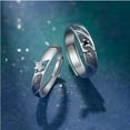 thumbnail image 4 of Starry Sky Confession Couples Openings Adjustable Ring, 4 of 5