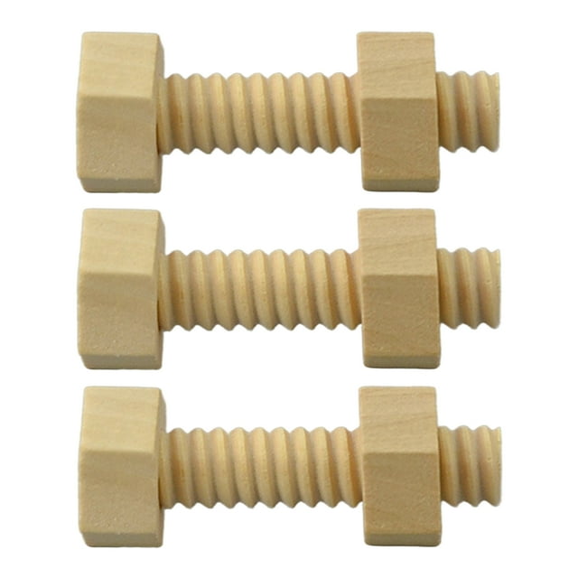 Screw Nut Assembling Toy Montessori Hands-On Teaching Aid DIY for