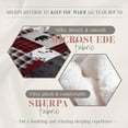 thumbnail image 4 of Elegant Comfort 3-Piece Winter Lodge-Patch Sherpa Comforter Soft, Comfy and Durable Quality, Heavy Weight Reversible Down, Patch Sherpa Comforter, King, 4 of 5