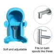 thumbnail image 7 of Children's Bathtub Spout Cover Safety Silicone Faucet Guard Protector for Baby Kid Toddler - Blue Hippo, 7 of 7