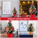 thumbnail image 5 of FELTECHELECTR 2 miniárboles artificiales de Navidad para decorar tu escritorio, regalo de fiesta, 5 of 6