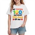 thumbnail image 1 of Tops de Manga Corta Linda con Impresión Gráfica para Niños Niños Y Niñas, Tela Suave Transpirable para la Temporada Escolar, Juego Informal, 1 of 9