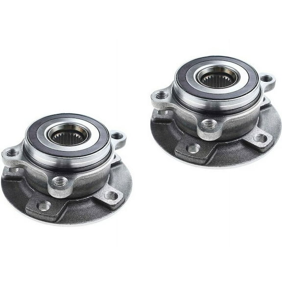 Rear Wheel Bearing Hub Assembly Set of 2 - Compatible with 2015 - 2018 Jeep Renegade FWD 2016 2017