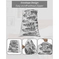thumbnail image 7 of Black Pine Tree Body Pillow Covers, Vintage Watercolor Botanical Soft Bed Throw Pillowcases Breathable Cooling Long Lumbar Body Pillow Sham Cover for Bed Sofa 20''x54'', 7 of 7