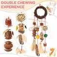 thumbnail image 3 of Threns Bunny Chew Toys for Teeth,Hanging Chewing Toy and Treat for Guinea Pig Chinchilla Hamster Rat and Other Small Pet Teeth Grinding,2Pcs, 3 of 10