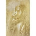 thumbnail image 2 of Kimberly, Allen 17x24 White Modern Wood Framed Museum Art Print Titled - Shaded Gold, 2 of 4
