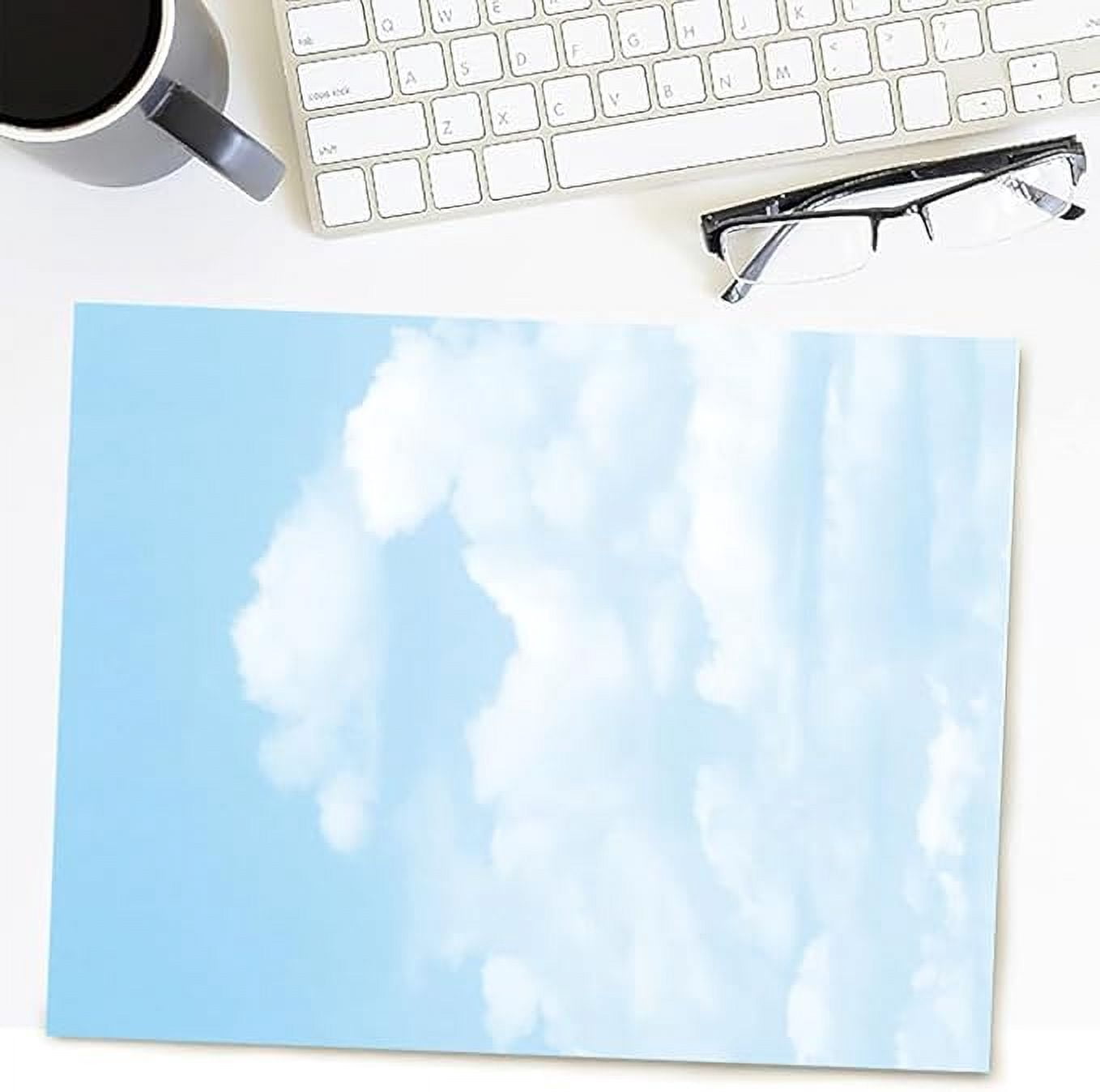 Geographics Clouds Letterhead Paper 24 lb - Cloud Paper for Printer - 8.5"x 11" Sheets - Ideal for Computer Paper, Cardstock, Design, pack of 600