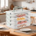 thumbnail image 4 of Tong Airtight Food Storage Container With Leakproof Lids For Fresh Cabinets And Pantries Clear Square Organizer Jar For Leftovers And Meal Prep Stackable 4 End, 4 of 5
