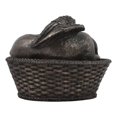 thumbnail image 3 of Angel Labrador Dog Sleeping In Wicker Basket Cremation Urn Pet Memorial Statue, 3 of 4