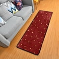 thumbnail image 2 of Christmas Shiny Gold Stars Runner Rug - 24"x72" Ultra Soft Non-Slip Floor Mat Washable Area Rugs for Kitchen Bathroom Entry Home Decor Gifts, 2 of 7