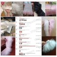 thumbnail image 4 of Cinta de encaje con plumas de marabú de pavo teñidas, suaves y esponjosas, de 1 metro, de 6 a 8 cm, para decoración de vestidos de fiesta y prendas de vestir, 4 of 5