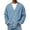 a01Sky Blue, variant on LODIENY Men Waffle V Neck Button Down Baggy Cardigan Long Sleeve Open Front Lightweight Casual Simple Knit Cardigans Gray L