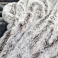 thumbnail image 2 of Cozy Gray Faux Fur Throw Blanket, 2 of 5