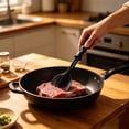 thumbnail image 5 of Ground Meat Chopper Masher Silicone, Multi Functional Non Stick Cookware Kitchen Tool, Hamburger Mixer Utensil with Handle, 5 of 6