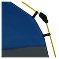 thumbnail image 2 of Outsunny 4 Person Pop Up Tent - Quick Setup Camping Tent with Sunshade, Doors & Windows - Automatic Hydraulic Family Travel Tent - Blue Blue + Polyester, 2 of 8