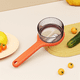 thumbnail image 3 of Pelador de zanahorias con caja de almacenamiento, pelador con cubo de almacenamiento, pelador de almacenamiento naranja + verde, 3 of 7