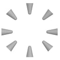 thumbnail image 1 of Pointe de Remplacement Lot de 5 Couverture de Pointe de Remplacement Compatible pour Apple Pencil 1/2, 1 of 3