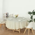 thumbnail image 5 of (6-pack) Heavy Duty Plastic Table Covers Tablecloth (Reusable) (Round 84"), 5 of 7