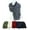 Black, variant on Scarf - Crochet Ruffle Scarf w/ Fringes – Black – SF-S1344BK