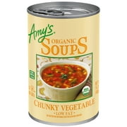 Amys Soup, Organic Chunky Vegetable Soup, Gluten Free, Made With Organic Vegetables, Canned Soup, 14.3 Oz