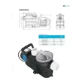 thumbnail image 2 of Bomba para Alberca Aqua Pak 2hp 230v 460l/min, 2 of 2