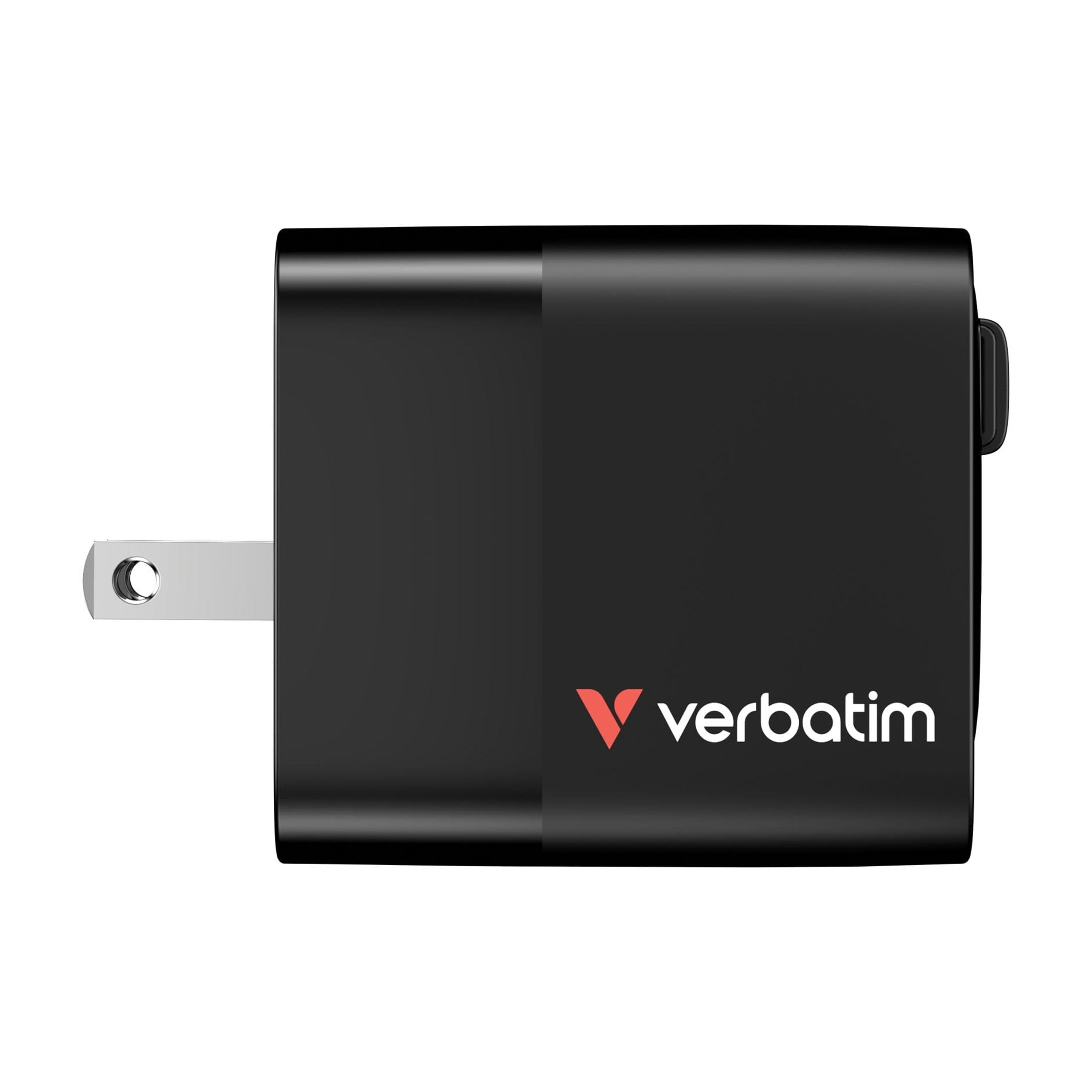 Verbatim GaN Charger 65W Retractable Cable