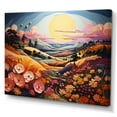 thumbnail image 2 of Designart "Countryside Pastel Hills Collage I" Countryside Wall Art Print, 2 of 5