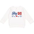 thumbnail image 2 of Inktastic Big Sis Patriotic Sister Toddler Sweatshirt, 2 of 4