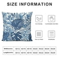 thumbnail image 5 of COMIO Outdoor Pillow Covers, Blue Pillow Covers, Tropical Palm Leaves Pillow Covers, Outdoor Pillows for Patio Furniture, Waterproof Outdoor Throw Pillows, Throw Pillow Covers Decorative Pillows, 5 of 5