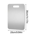 thumbnail image 1 of Kieccall Cutting Boards 201 Stainless Steel Kitchen Chopping Blocks for Home Kitchen Food Prep Vegetable Cutting, 1 of 2
