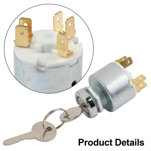 3 Position 12V For Ignition Switch On Off Start For Cars Motorcycles And Boats With 2 W2 Keys Replacement Part For Lucas Spb501