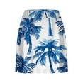 thumbnail image 3 of Women's Hawaii Skorts Tropical Print Lightweight Tummy Control Plus Size High Waist Athletic Sports Skirt Inner Shorts, 3 of 5