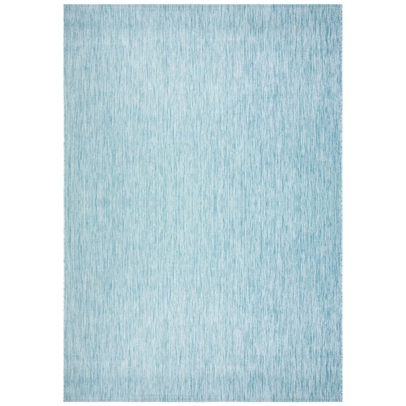 Safavieh Courtyard Mitre Geometric Indoor/Outdoor Area Rug, Aqua, 8' x 10'