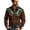 L373-Brown, variant on xfsWaSs Men's Western Cowboy Shirt Vintage Print Long Sleeve Shirts Slim Fit Casual Button Down Shirts Cowboy Blouses Festival Outfit Fashion Tops