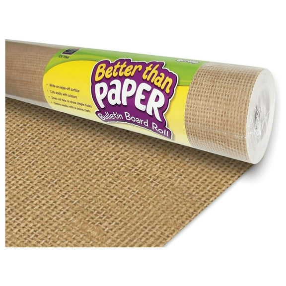 Burlap Better Than Paper Bulletin Board Roll